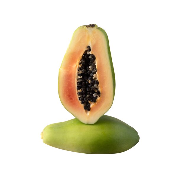 Papaya isolated