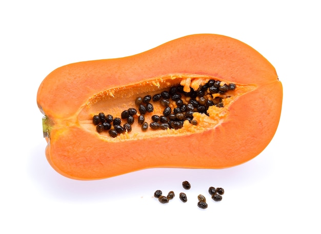 Papaya isolated