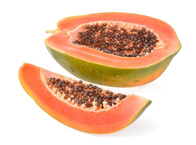 Papaya isolated