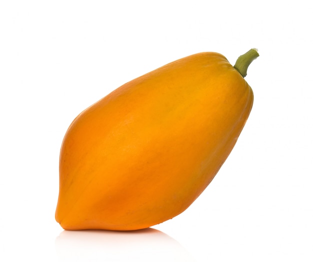 Papaya isolated