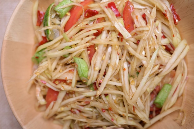 Papaya salad Thai Food Style