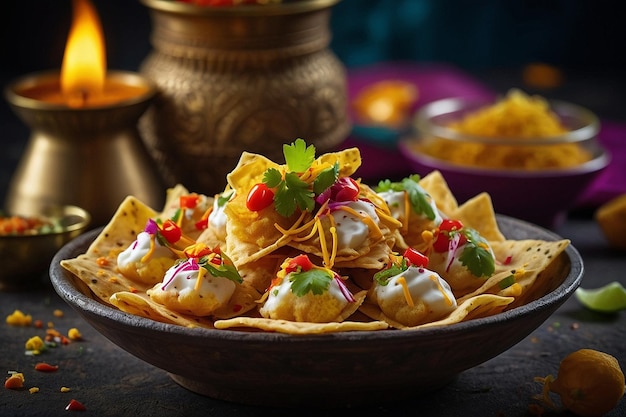 Papdi Chaat Culinary Visuals