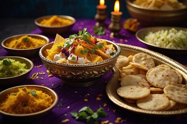 Papdi Chaat Festive Culinary Scene