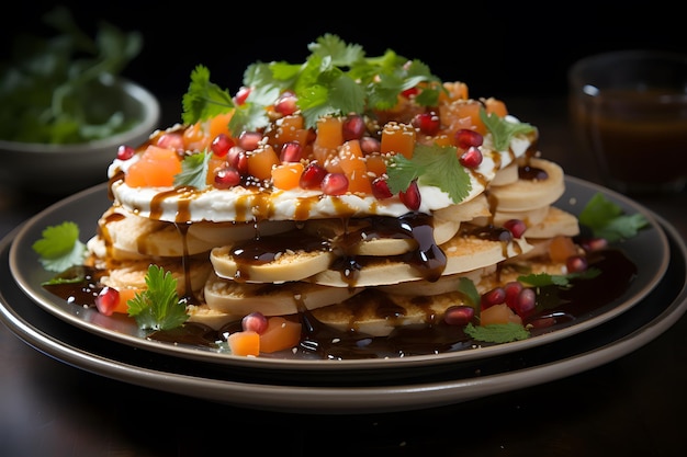 Papdi Chaat a Indian Appetizer