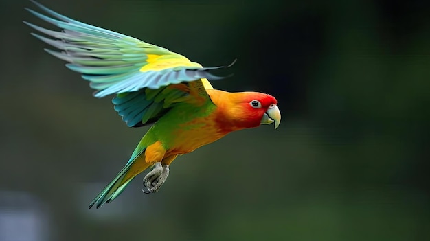 Papegaai vogel natuur achtergrond