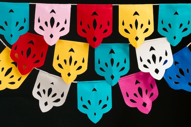 Foto papel picado feestdecoraties