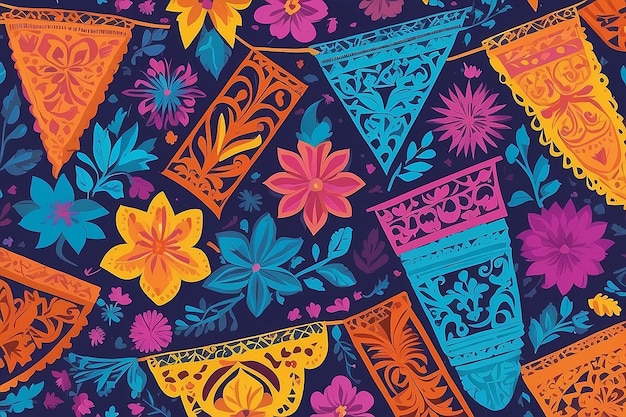 Photo papel picado patterns