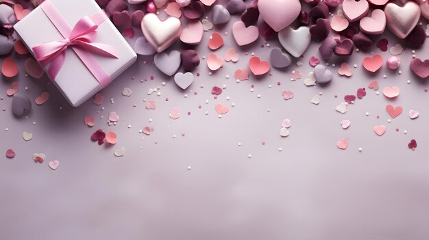 Paper art Valentines day