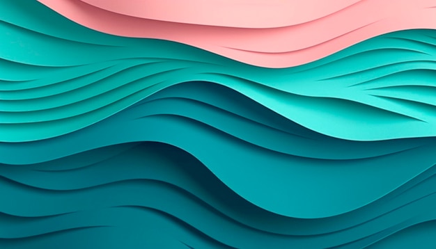 Paper background with a pink and blue background.