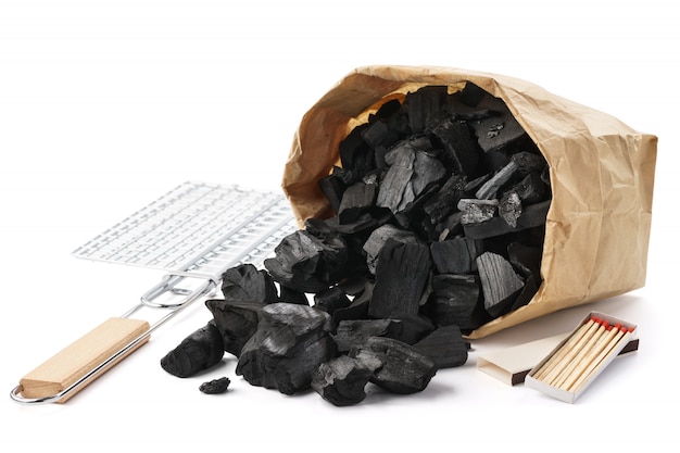 HIGH QUALITY WHITE CHARCOAL FOR BARBECUE - bags or