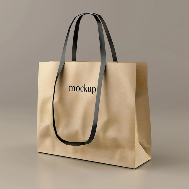 paper bag mockup