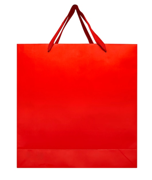 Photo paper bag red