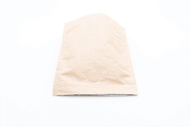 paper bag on white