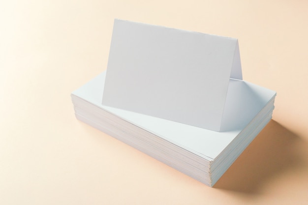 Paper blank business cards