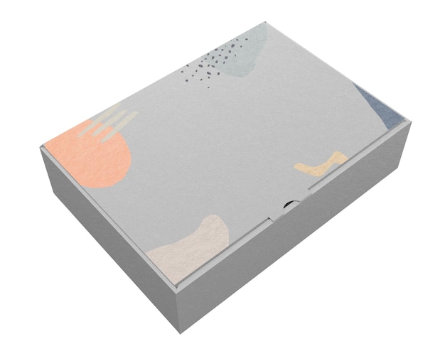 paper box png isolated product packaging