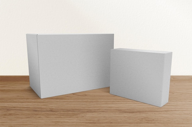 paper box png mockup transparent packaging