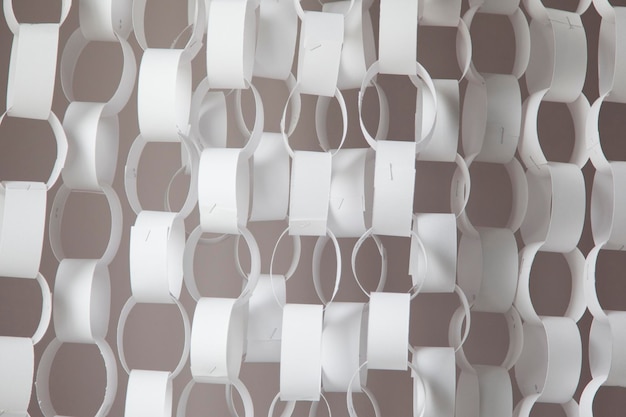 Paper chain decoration background