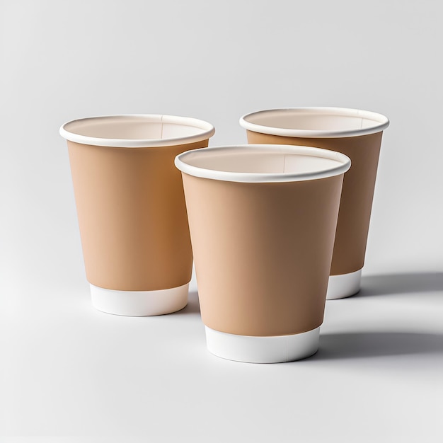 Paper coffee cup mockup