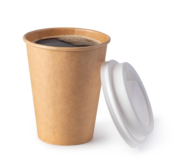 Paper cup of coffee