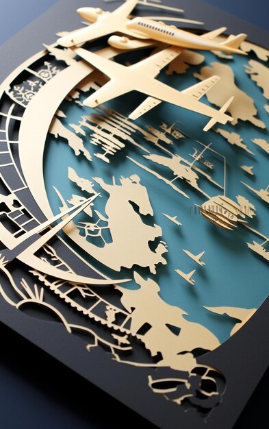 Paper cut art