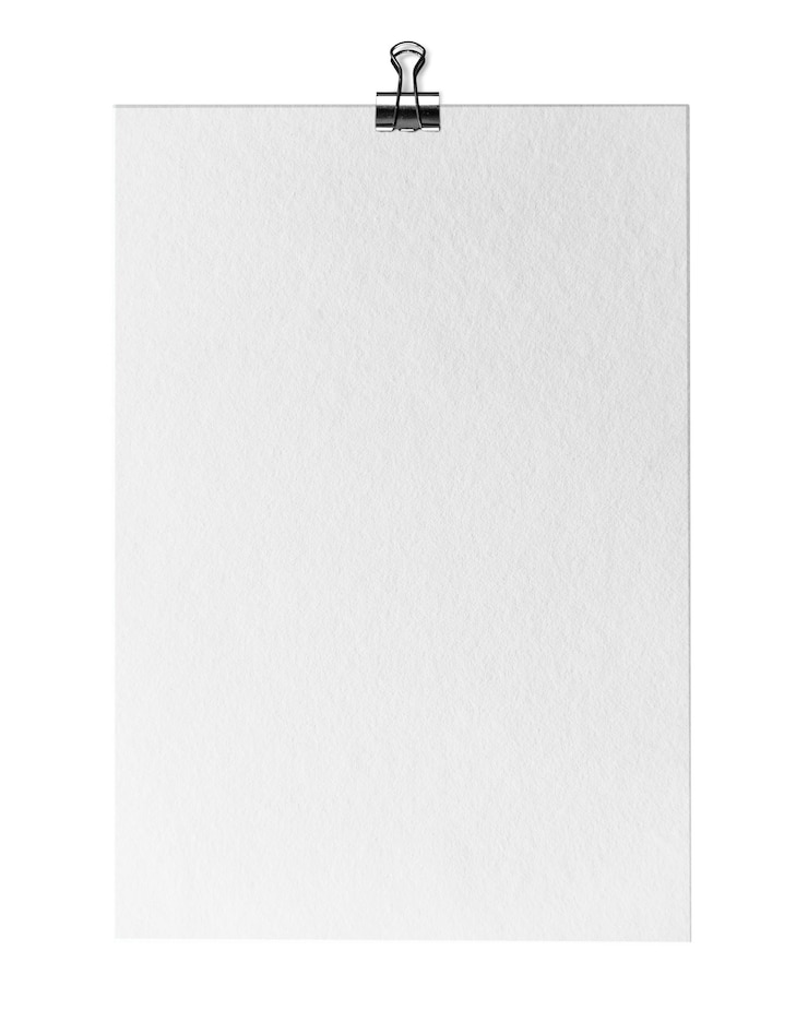 Photo paper document png sticker transparent background
