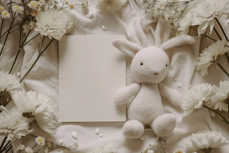 Photo paper drawing flower easter plant