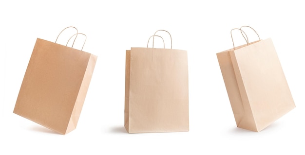 Paper eco bag for different goods