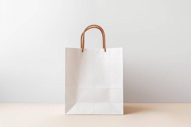 paper empty blank bag mockup