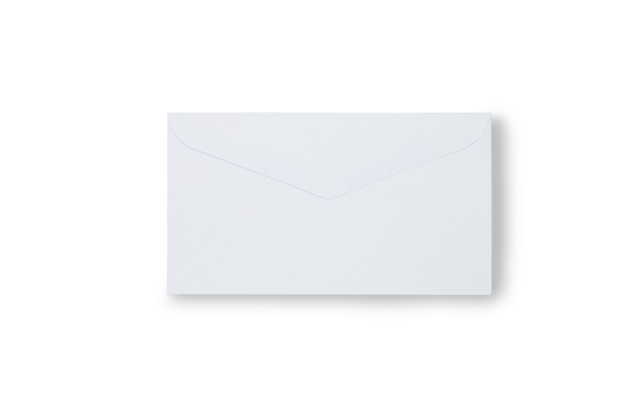 Paper envelope isolated on white 