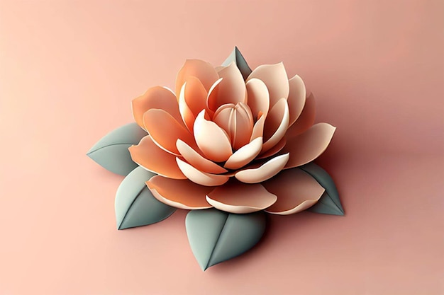 Paper flowers that are made with paper