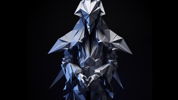 Paper fold character