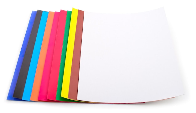 Photo paper is colorful background