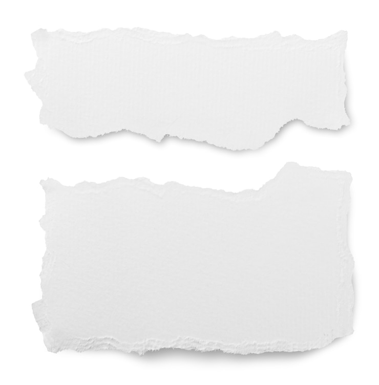 Photo paper isolated on white background with clipping path.
