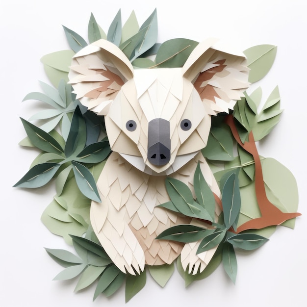 Paper Koala Craft Natureinspired Forms With Moshe Safdie Style