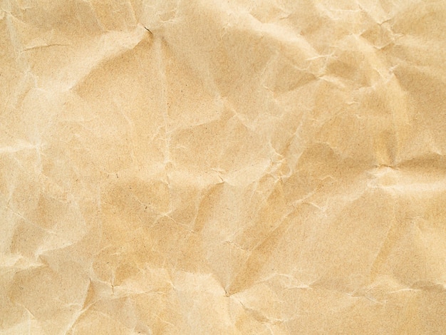 Paper Kraff Brown Crumped Background Summer Autumn Mockup Product