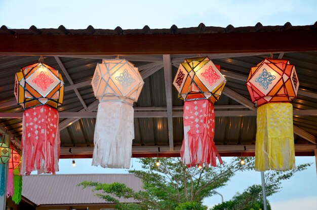 写真 タイ北部の提灯スタイル