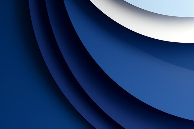 Paper layer circle blue abstract background