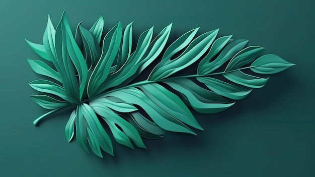 Paper leaves frame Generative Ai