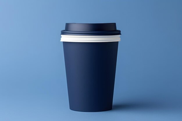 paper mockup coffee tea plastic take go away cup Generative AI