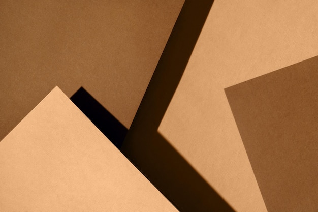 Paper for pastel overlap in sand and brown colors for background banner presentation template