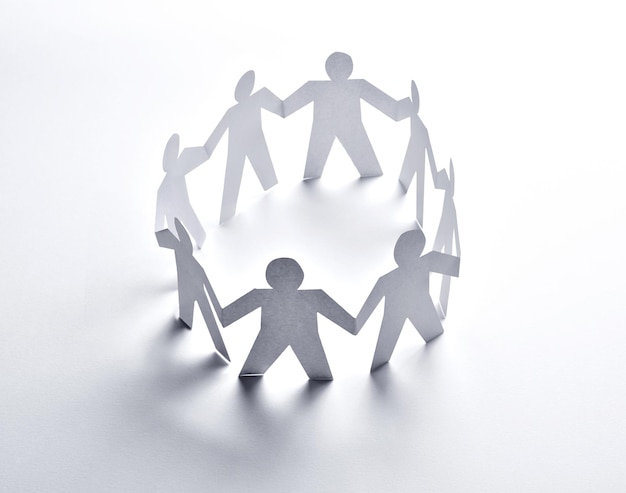 paper people community unity togetherness