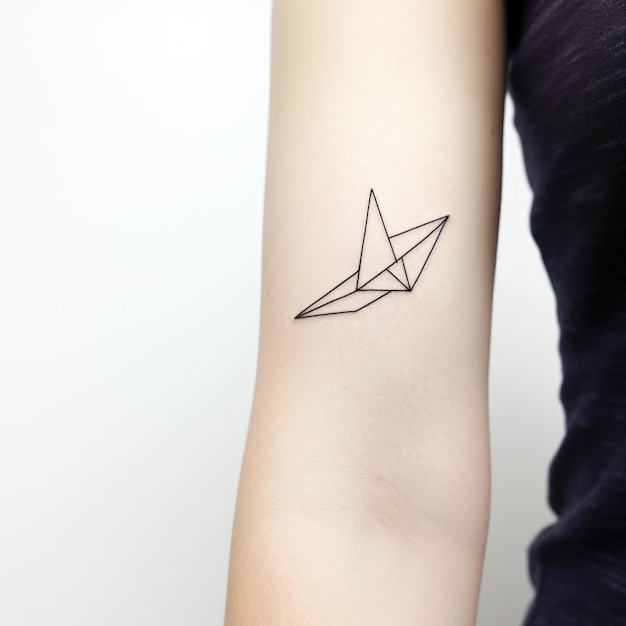 Aircraft Temporary Tattoo Sticker - OhMyTat