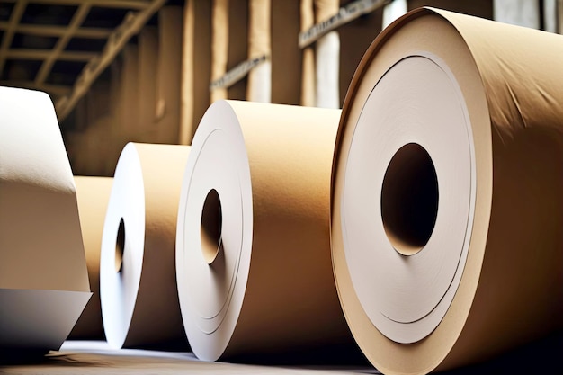 Paper rolls for press recycling in factory pulp and paper industry