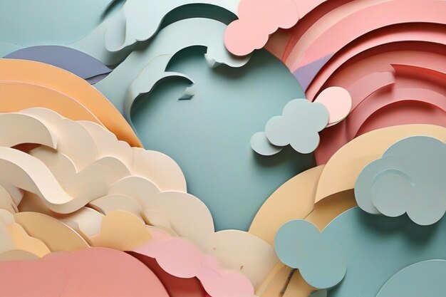 Paper style abstract background