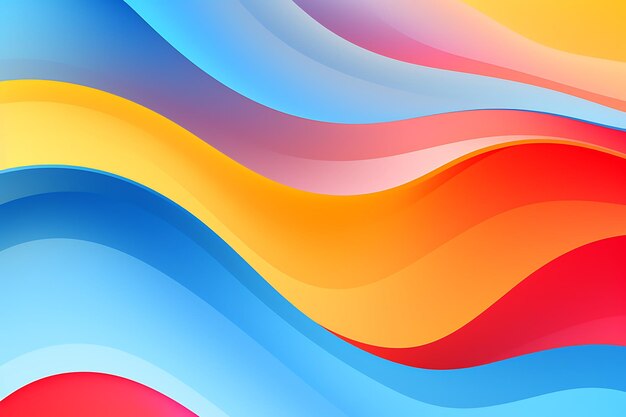 Paper style smooth fluid background