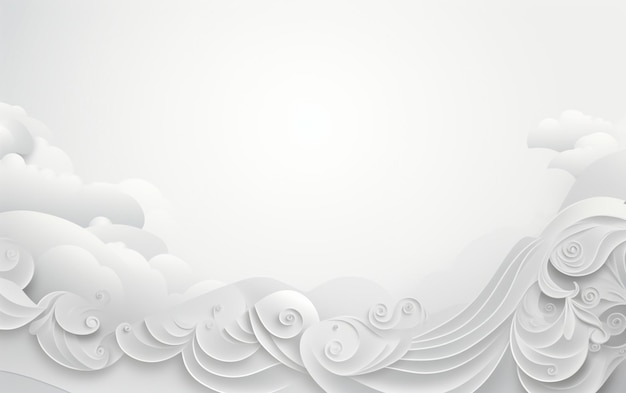 Paper style white monochrome background