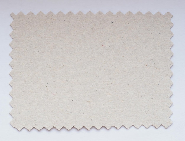 Photo paper swatch isolated