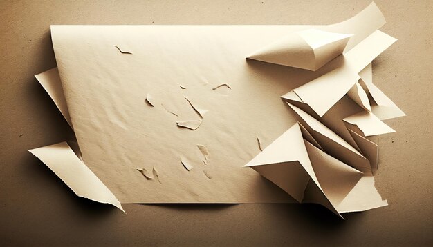 Paper texture background illustration Copy space generative ai