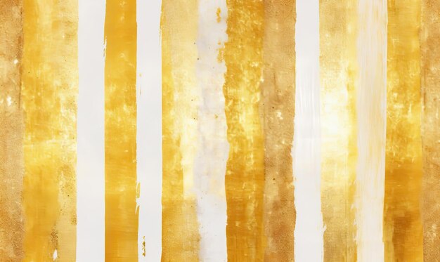 a paper texture of gold and white stripes in the style of pointillist technique with small brush