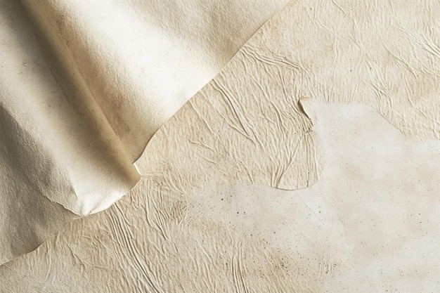 Paper Texture Highlighting Delicate Fibers and Subtle Details